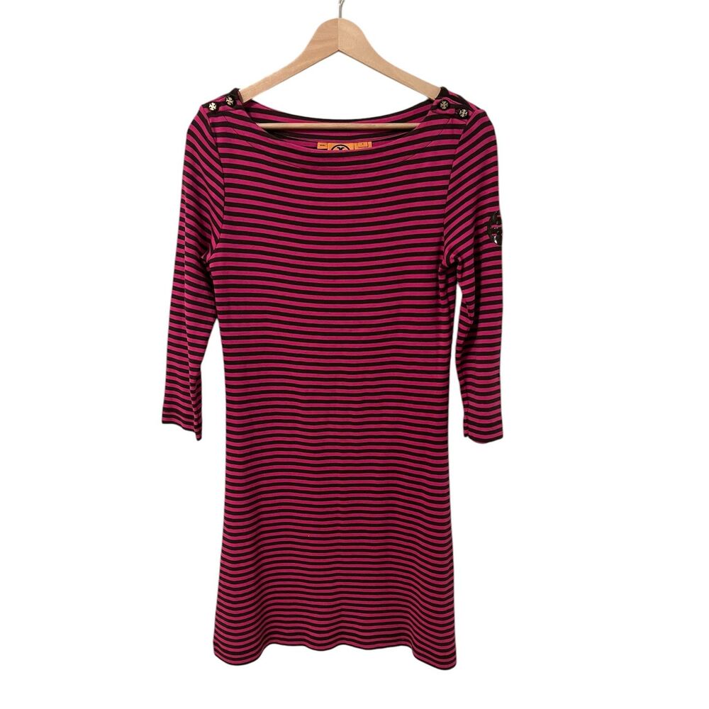 Tory Burch Striped Casual Dress Sz S